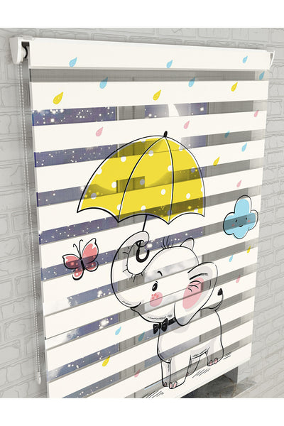 dijital baskılı zebra perde