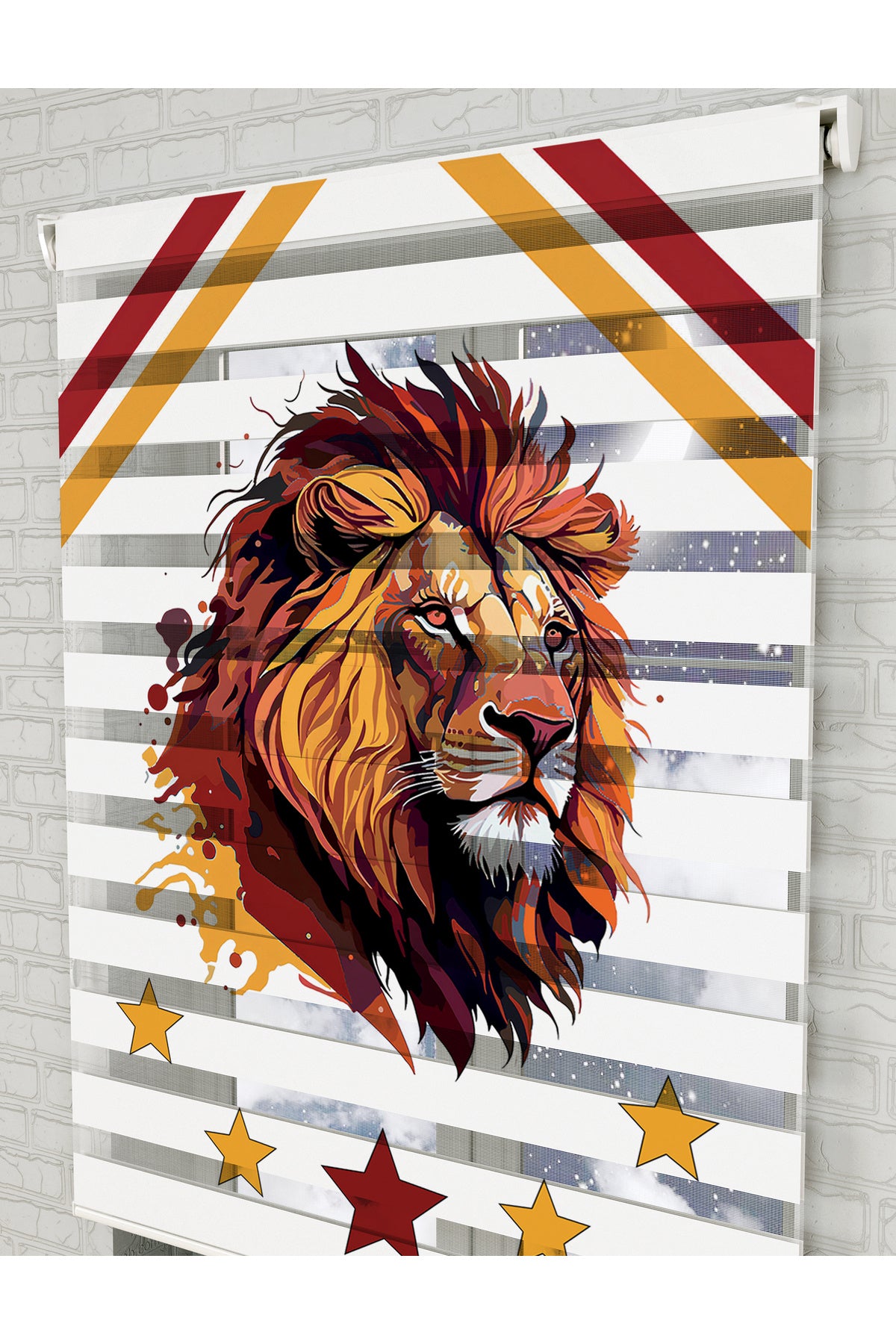 çocuk odası zebra perde