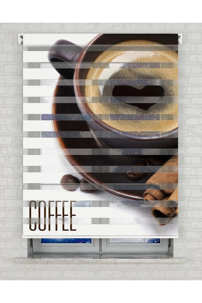 baskılı zebra perde