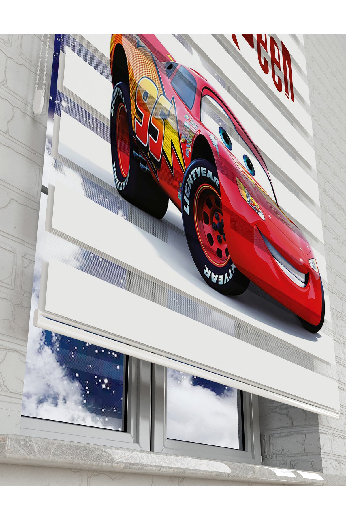 çocuk odası zebra perde