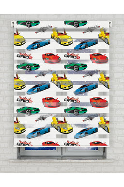 baskılı zebra perde