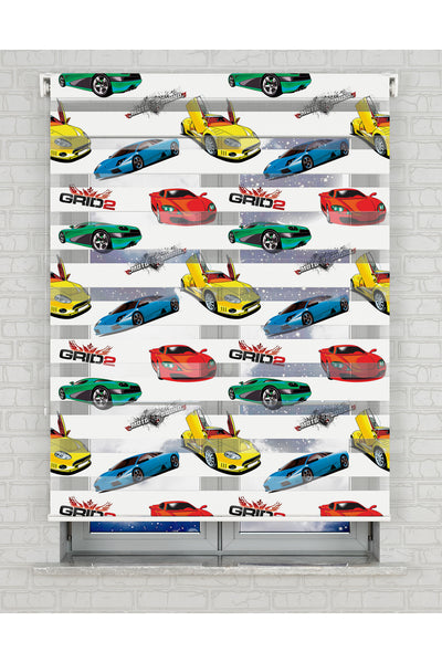 baskılı zebra perde