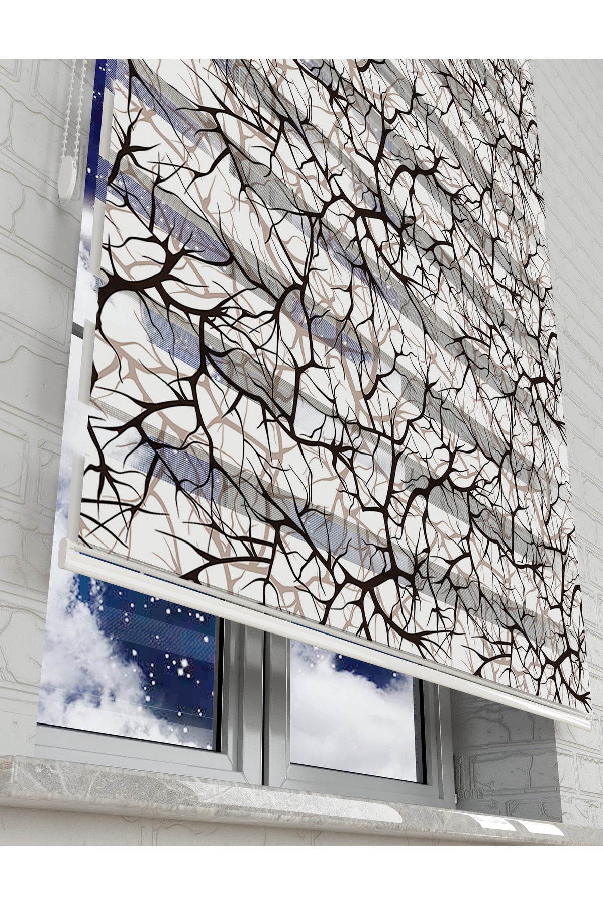 çocuk odası zebra perde