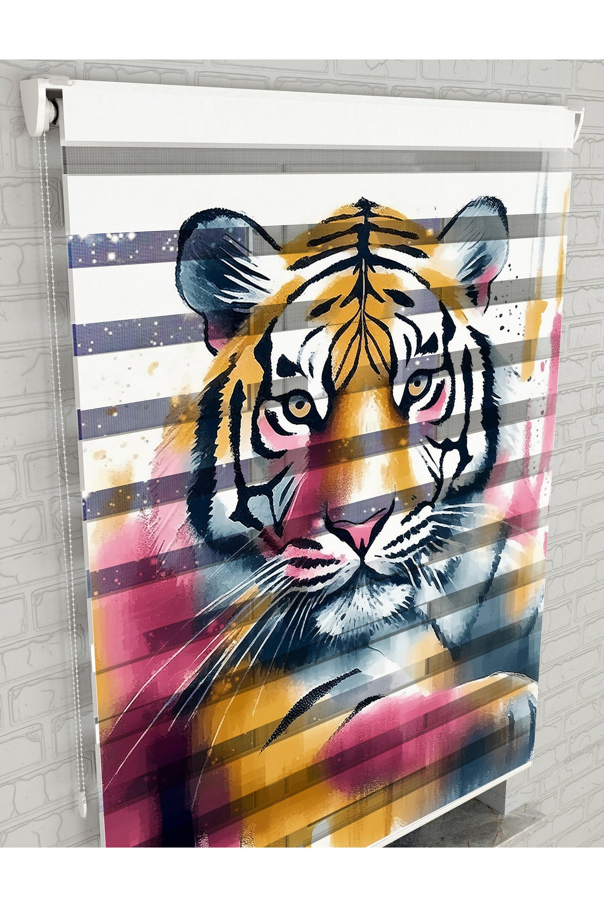 dijital baskılı zebra perde