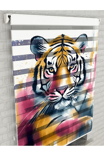 dijital baskılı zebra perde