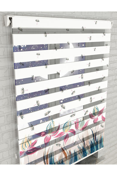 dijital baskılı zebra perde