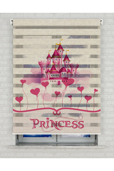 baskılı zebra perde