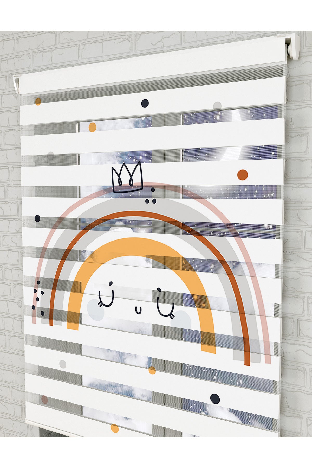 bebek odası zebra perde