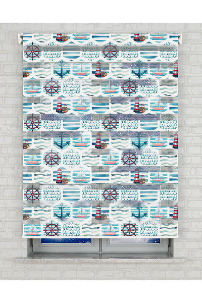 baskılı zebra perde