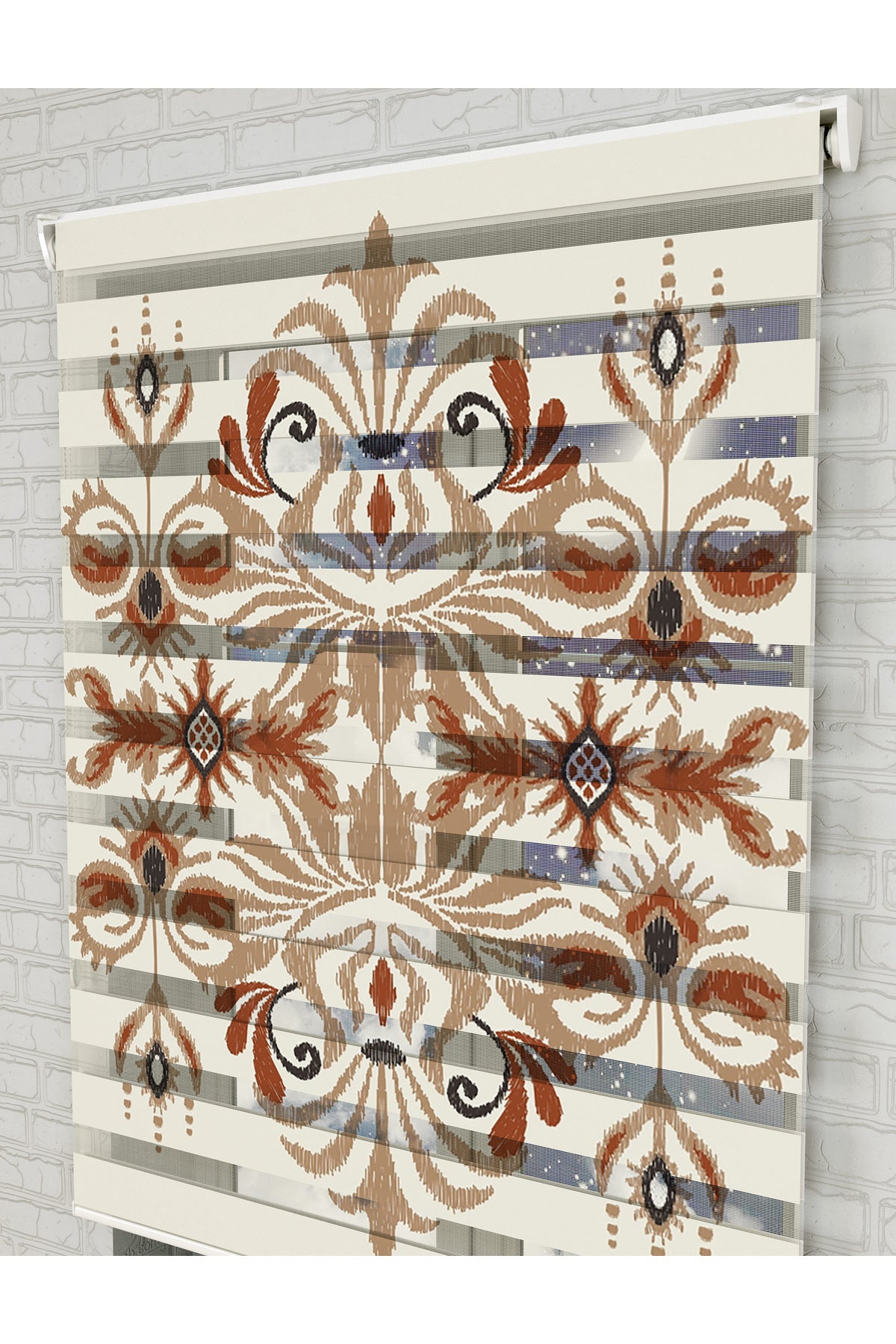 bebek odası zebra perde