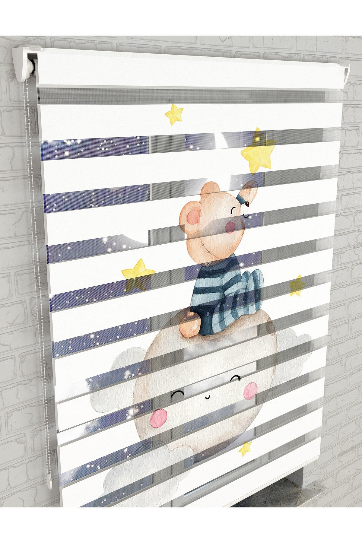 dijital baskılı zebra perde