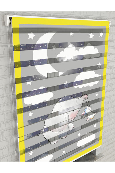 dijital baskılı zebra perde