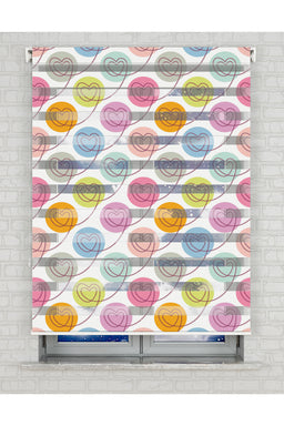 baskılı zebra perde