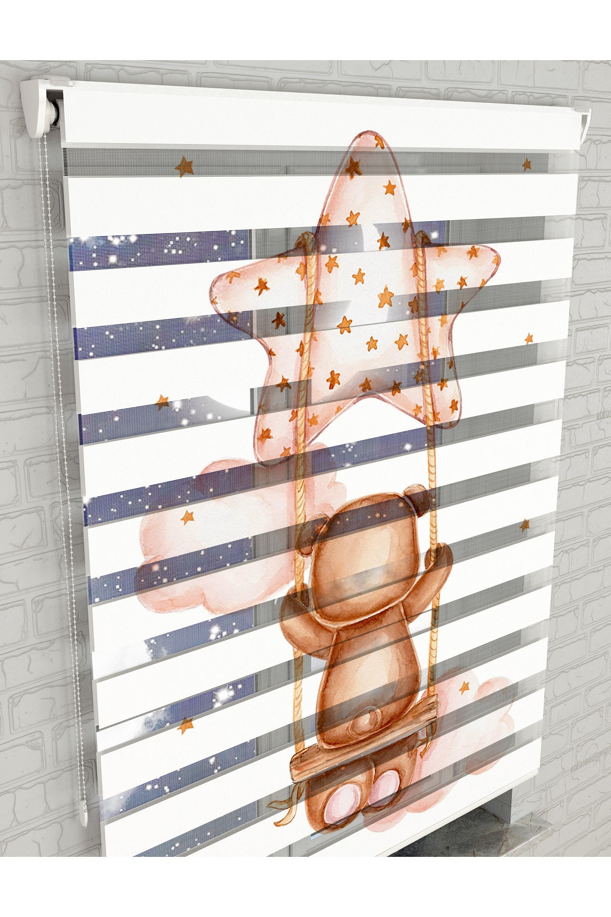 dijital baskılı zebra perde