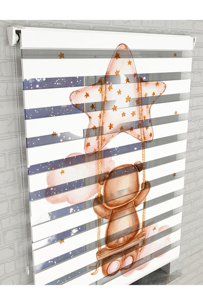 dijital baskılı zebra perde