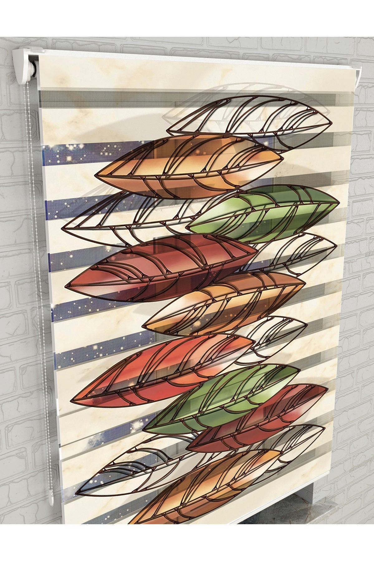 dijital baskılı zebra perde