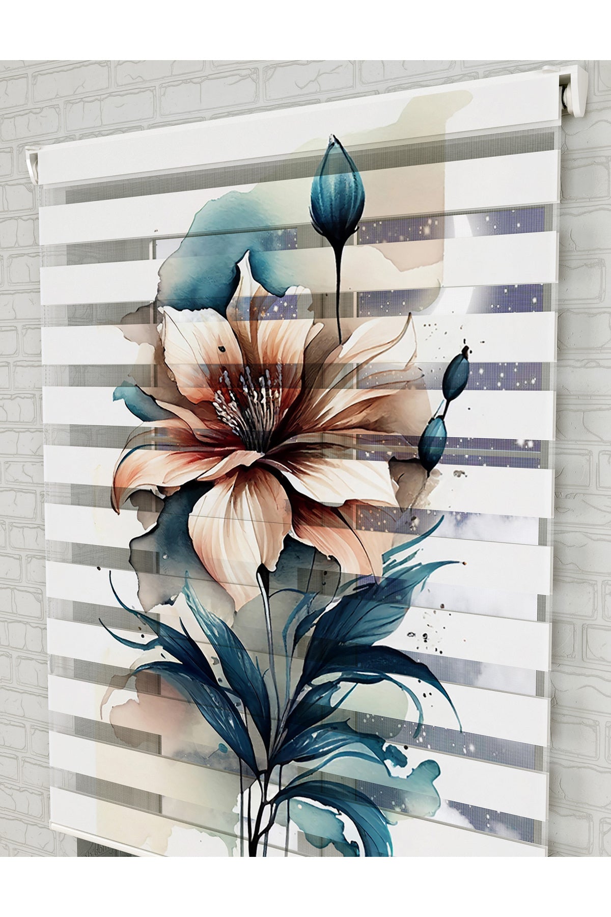 bebek odası zebra perde