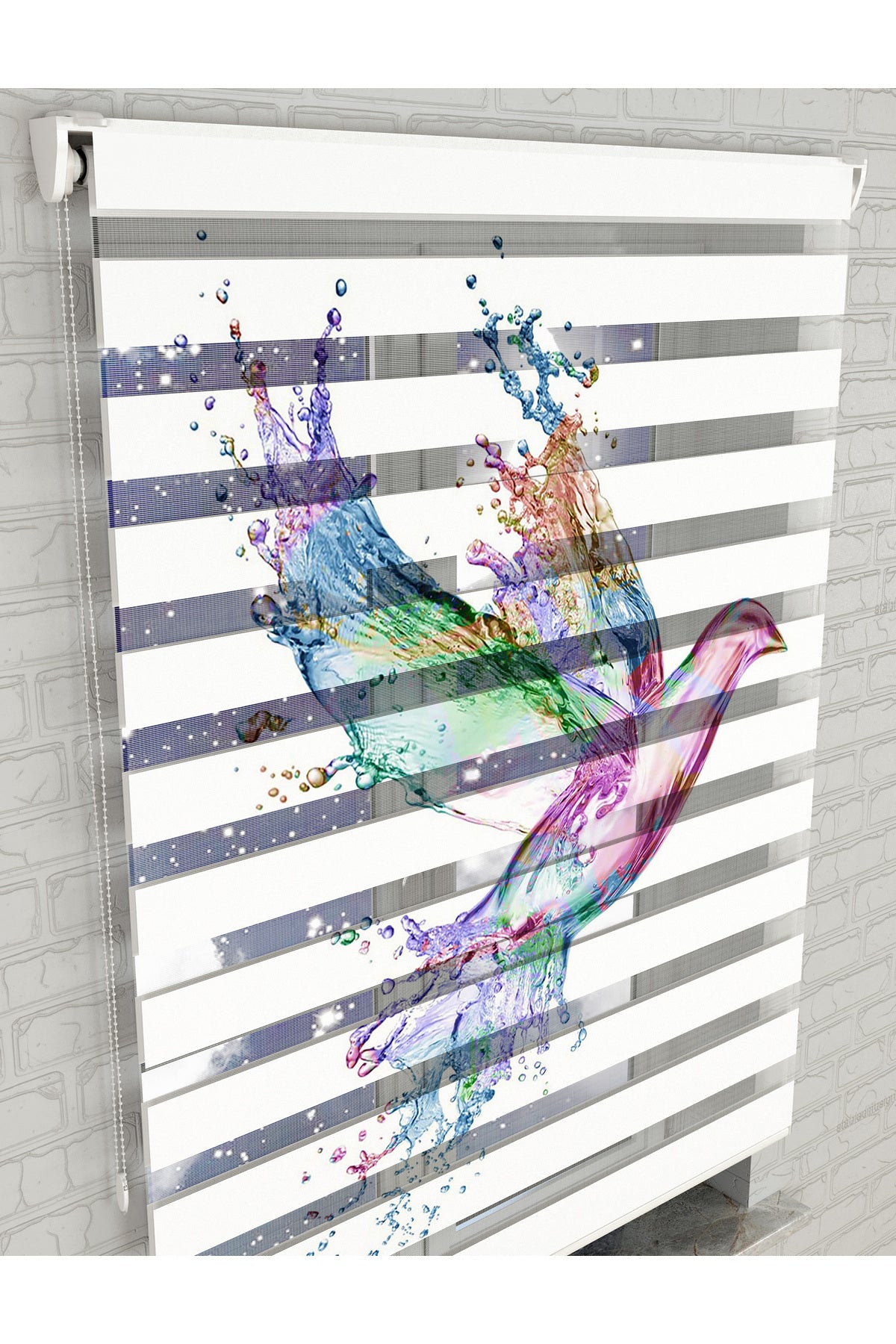 dijital baskılı zebra perde