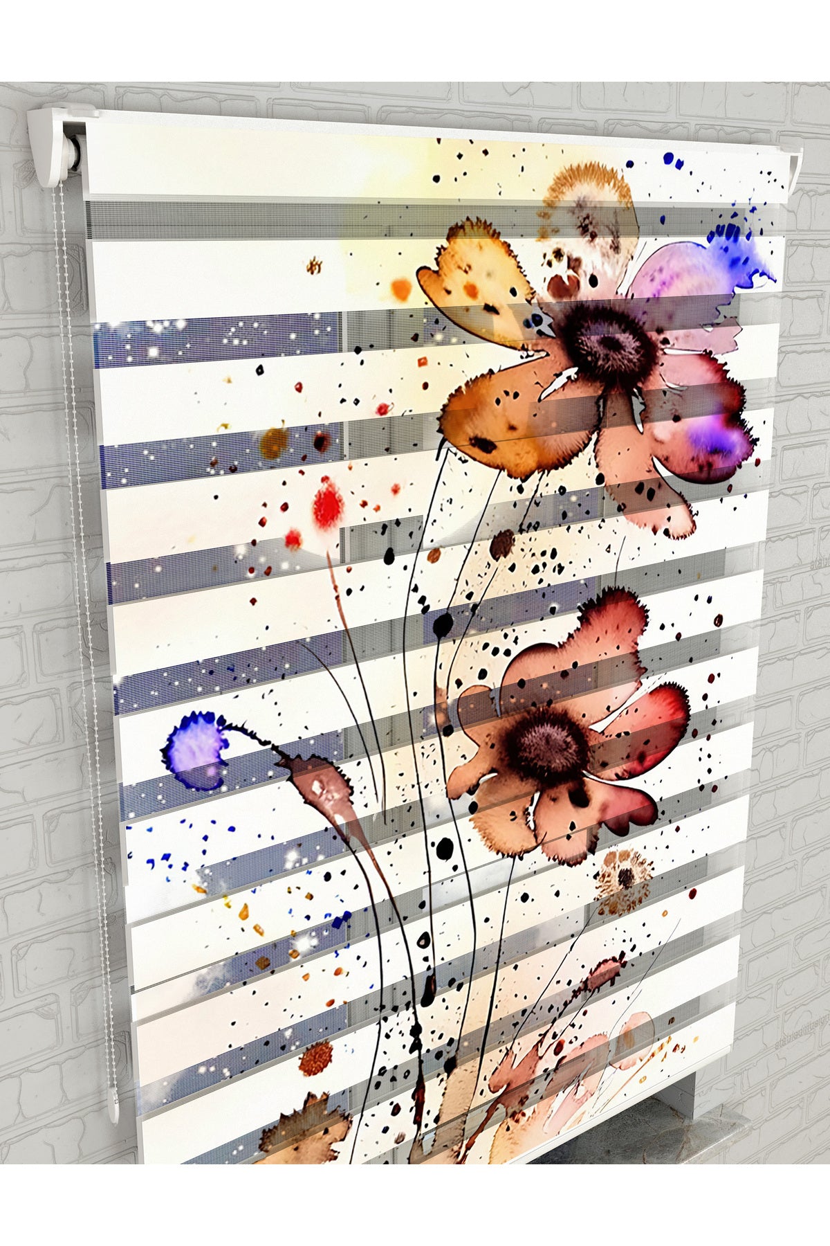 dijital baskılı zebra perde