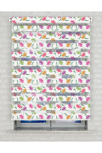 baskılı zebra perde