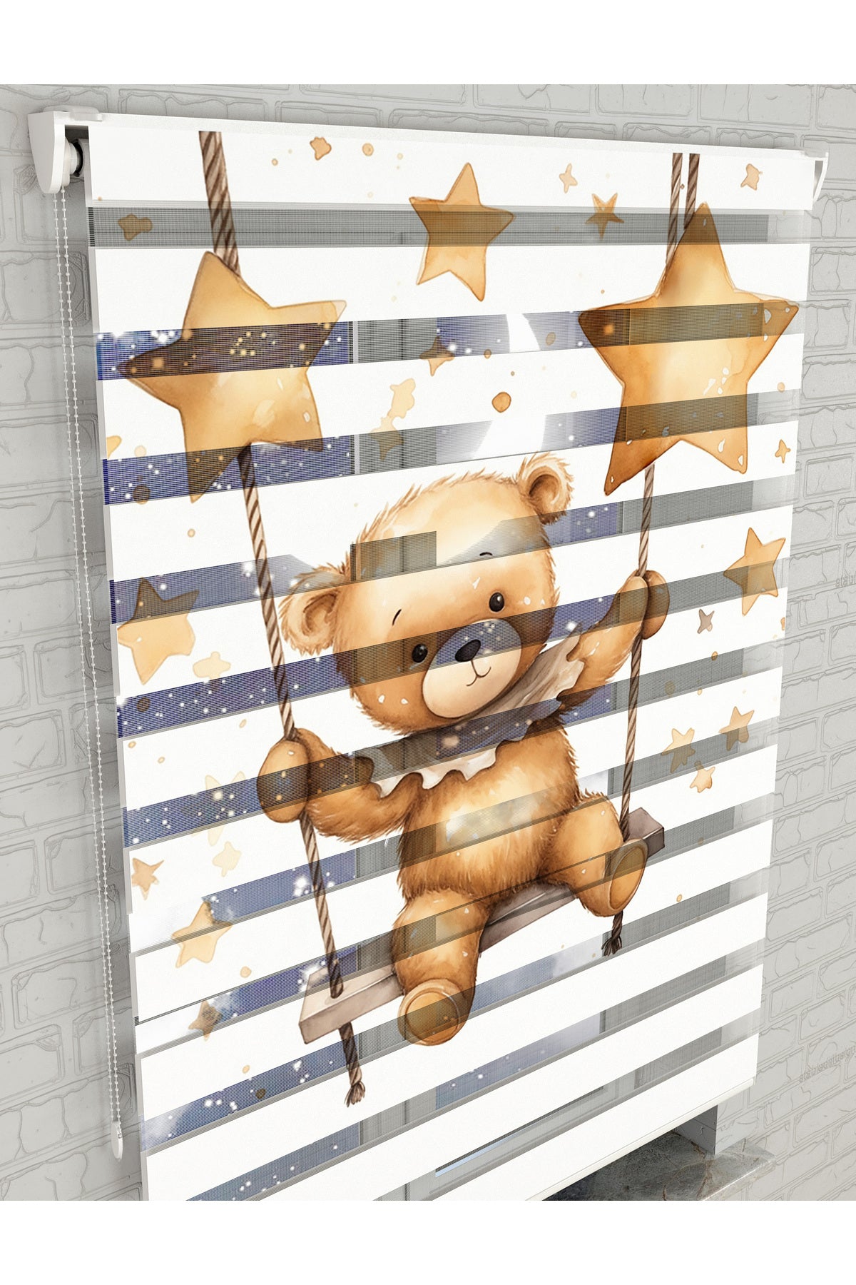 dijital baskılı zebra perde