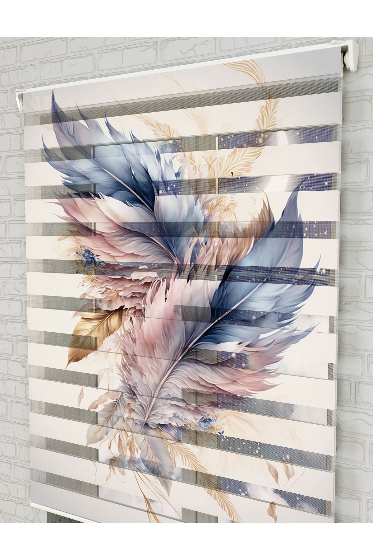 bebek odası zebra perde