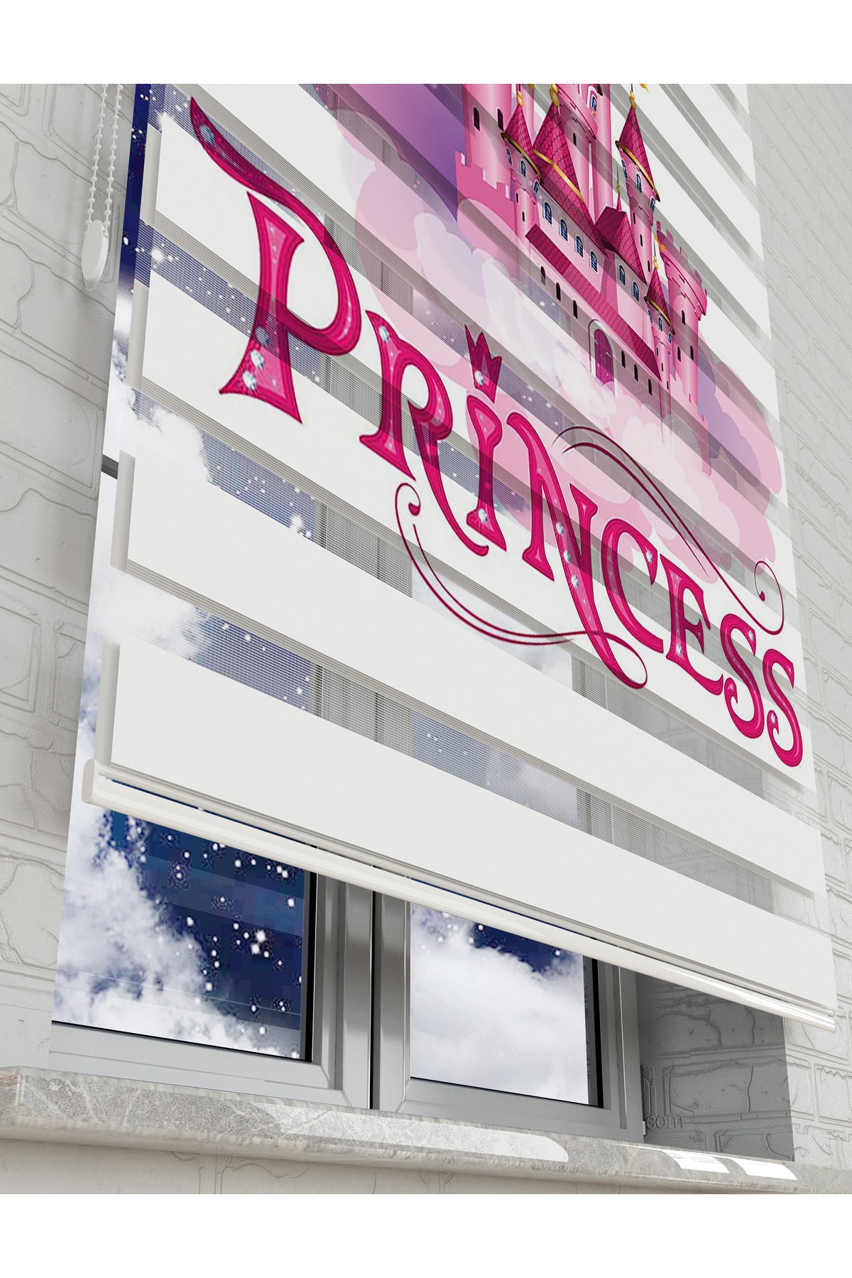 çocuk odası zebra perde