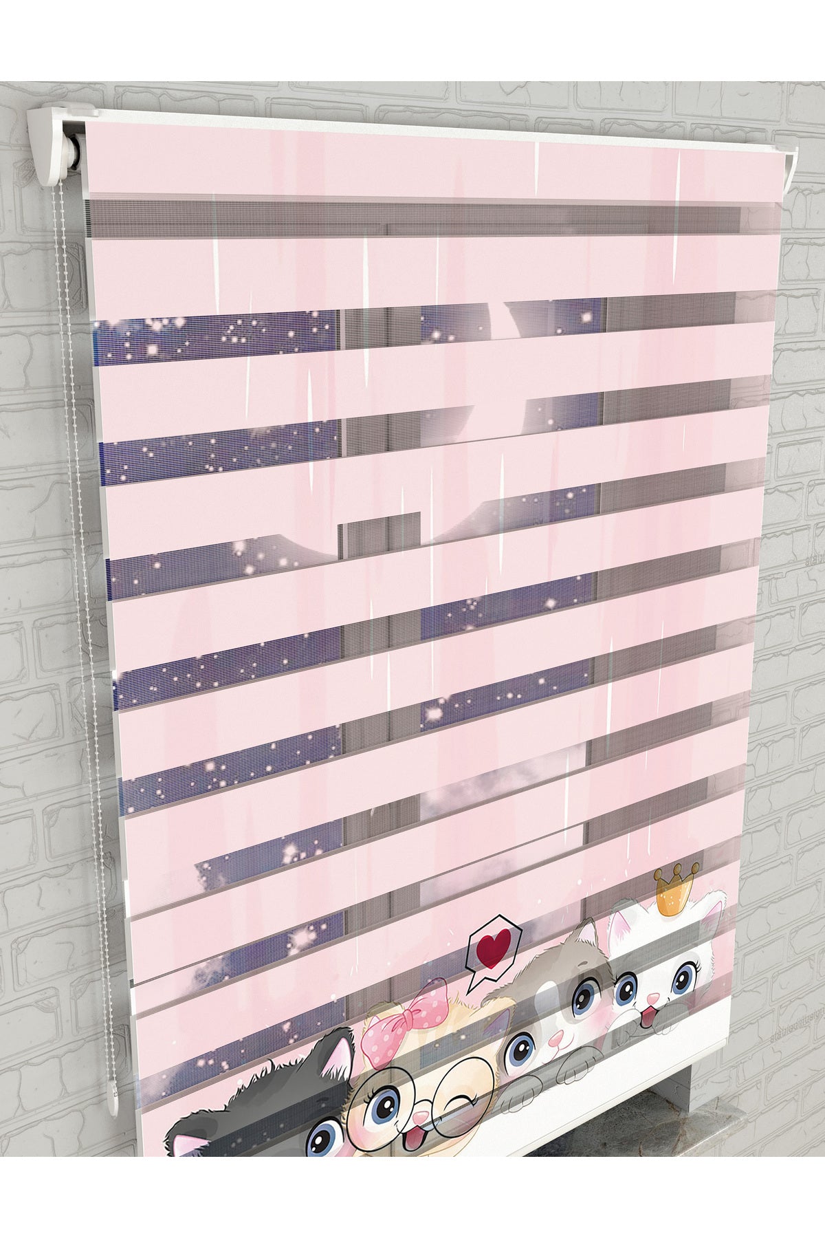 dijital baskılı zebra perde