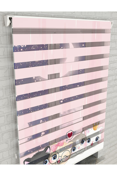 dijital baskılı zebra perde