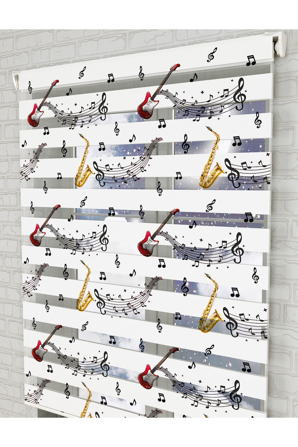 bebek odası zebra perde