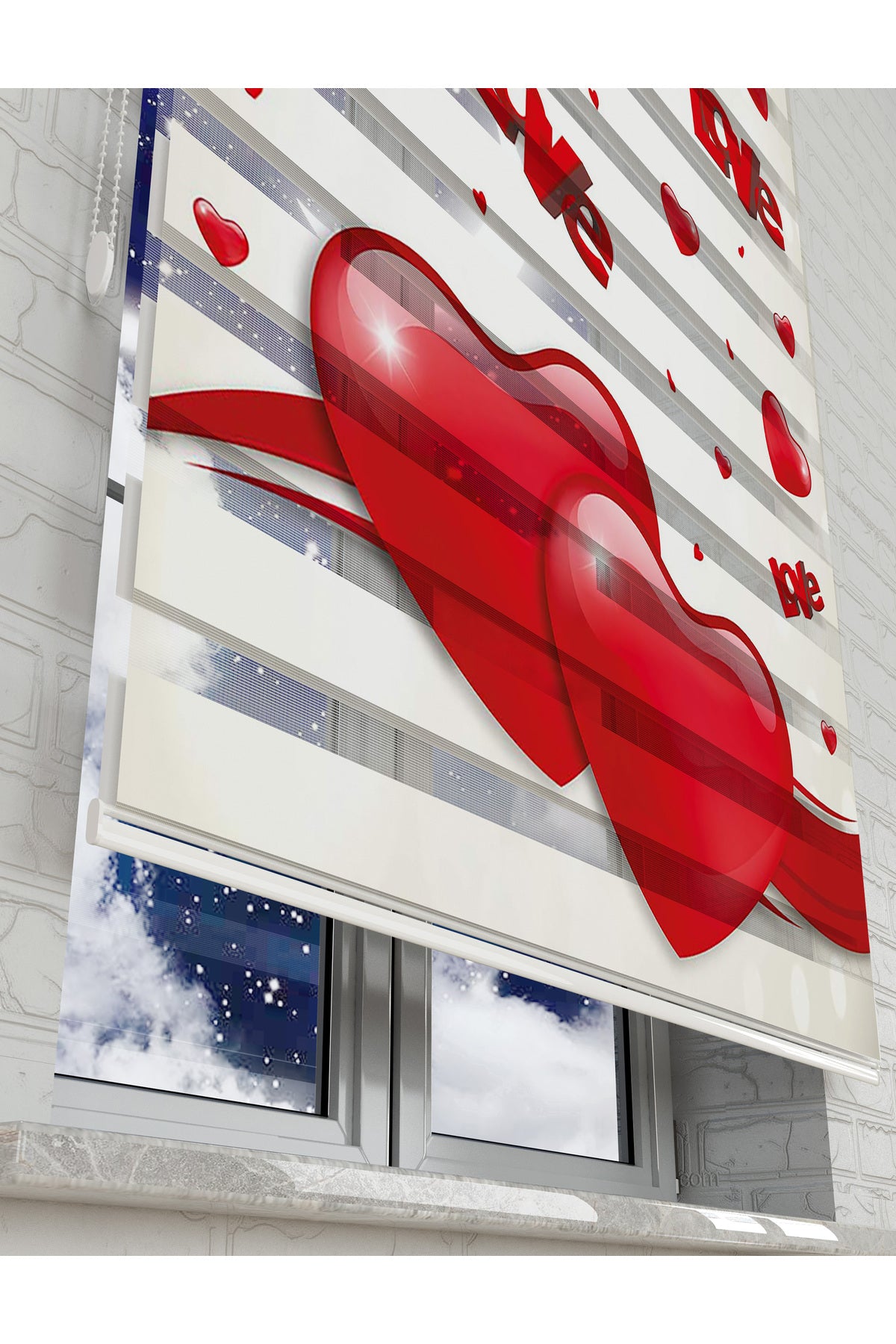 çocuk odası zebra perde