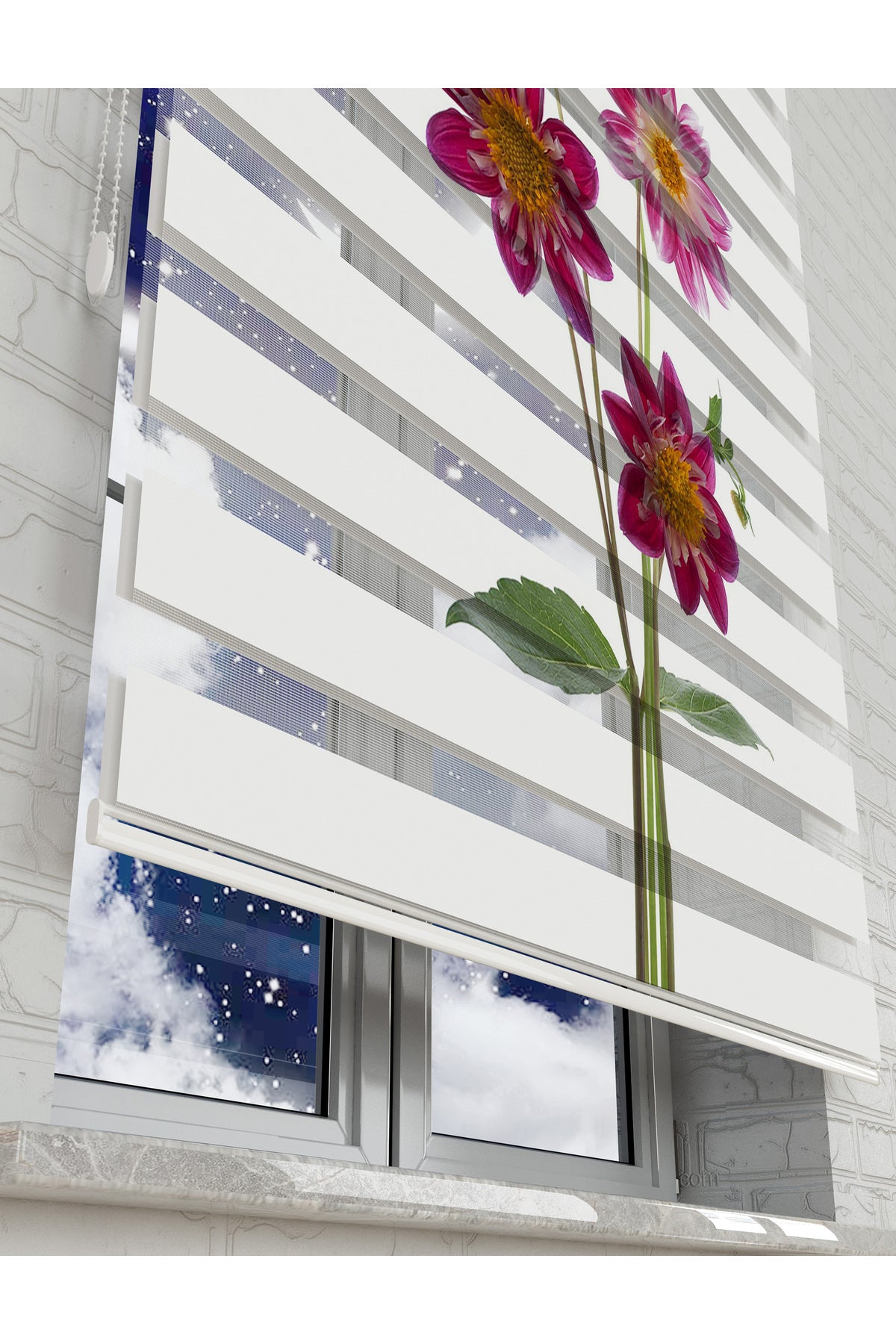 çocuk odası zebra perde