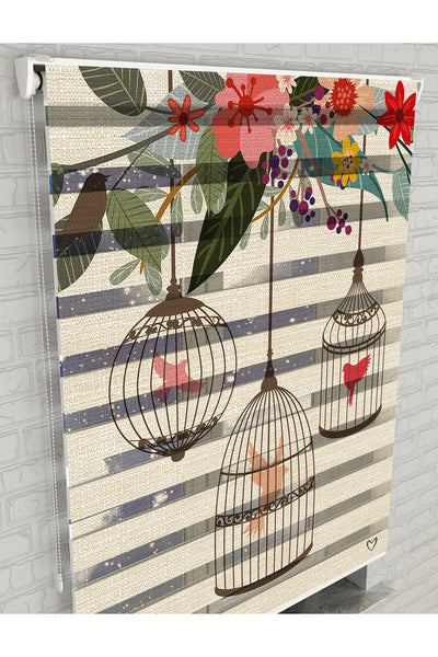 dijital baskılı zebra perde