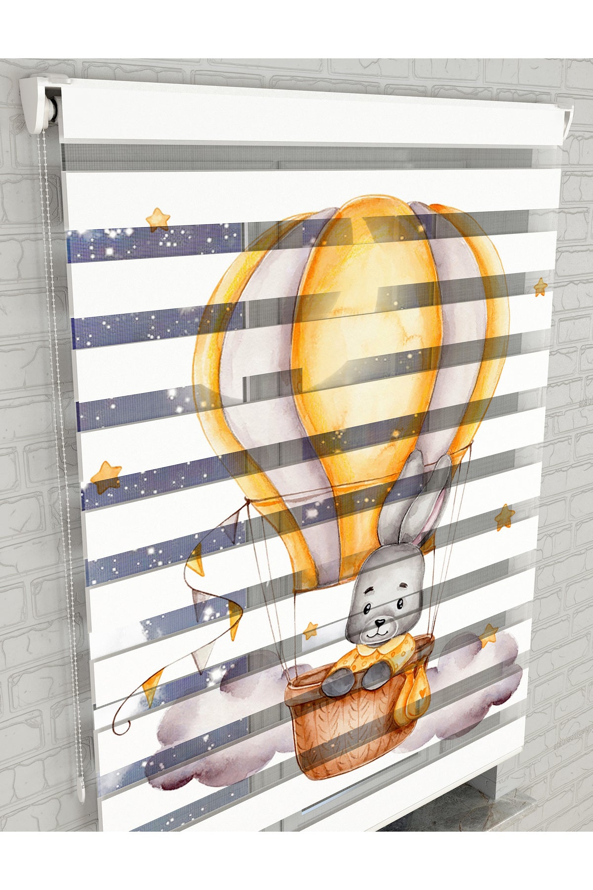 dijital baskılı zebra perde