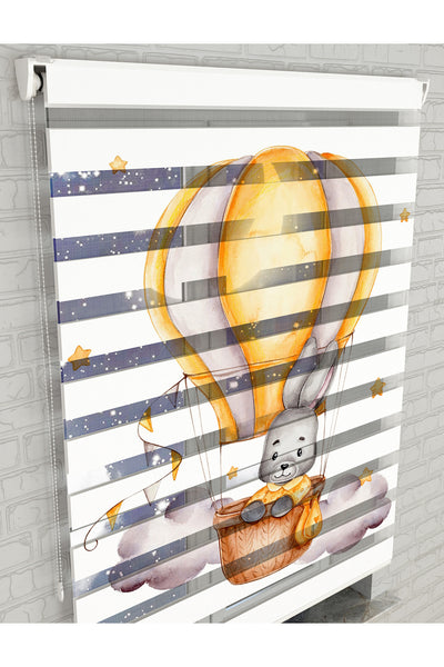 dijital baskılı zebra perde