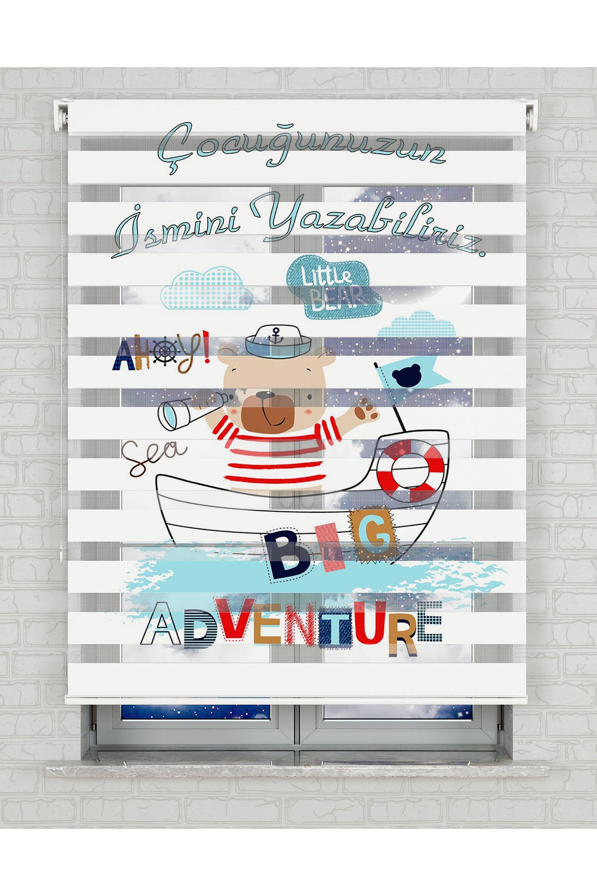 baskılı zebra perde