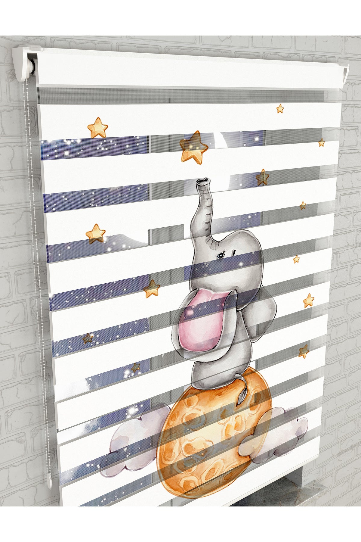 dijital baskılı zebra perde