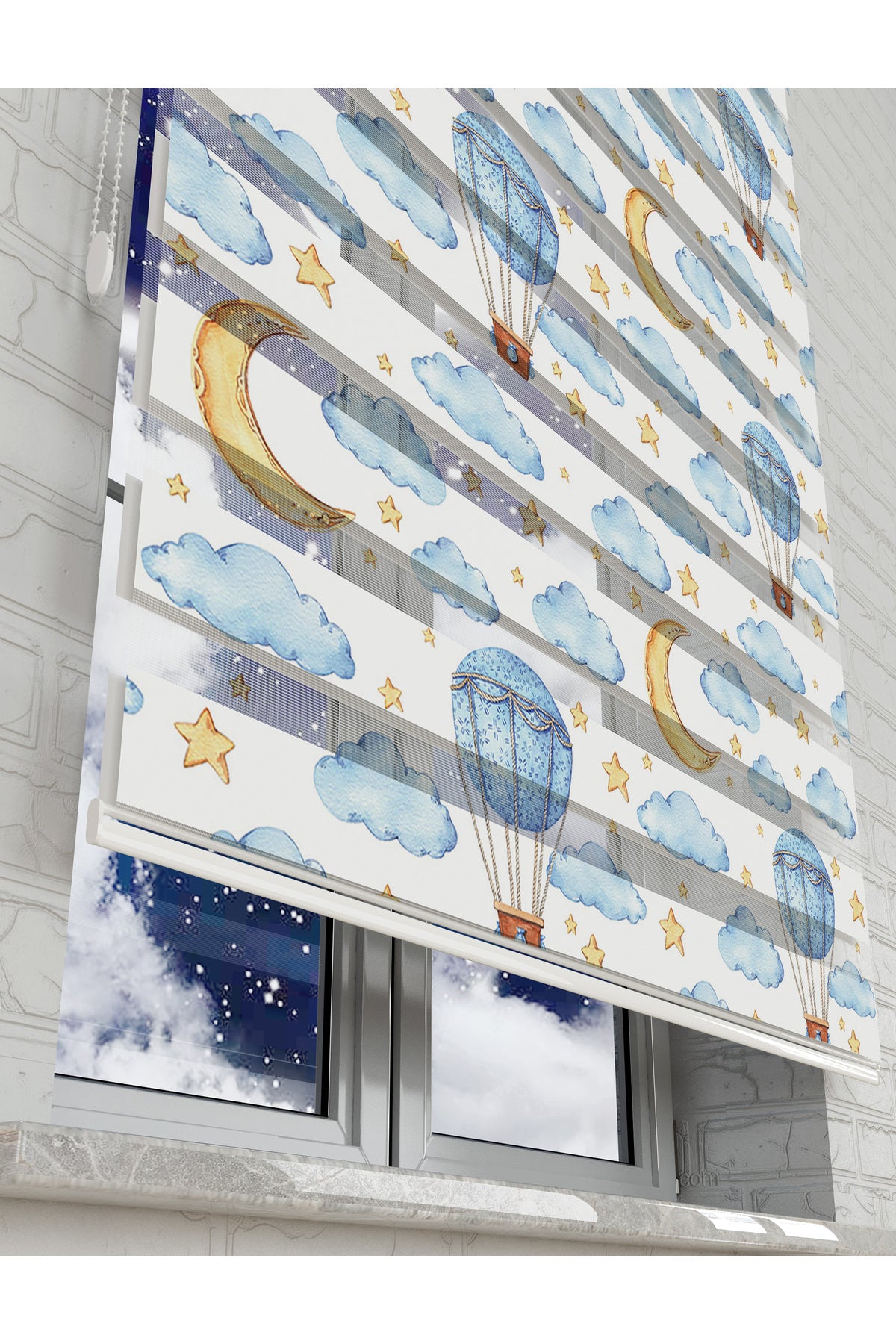 çocuk odası zebra perde