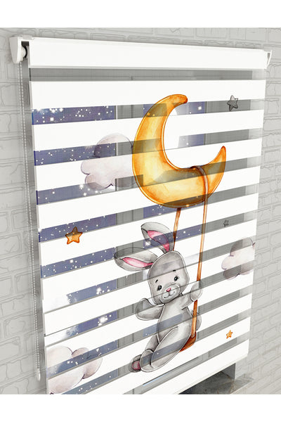 dijital baskılı zebra perde