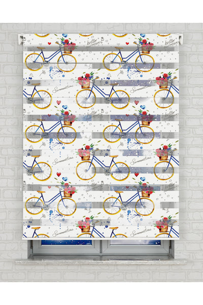 baskılı zebra perde