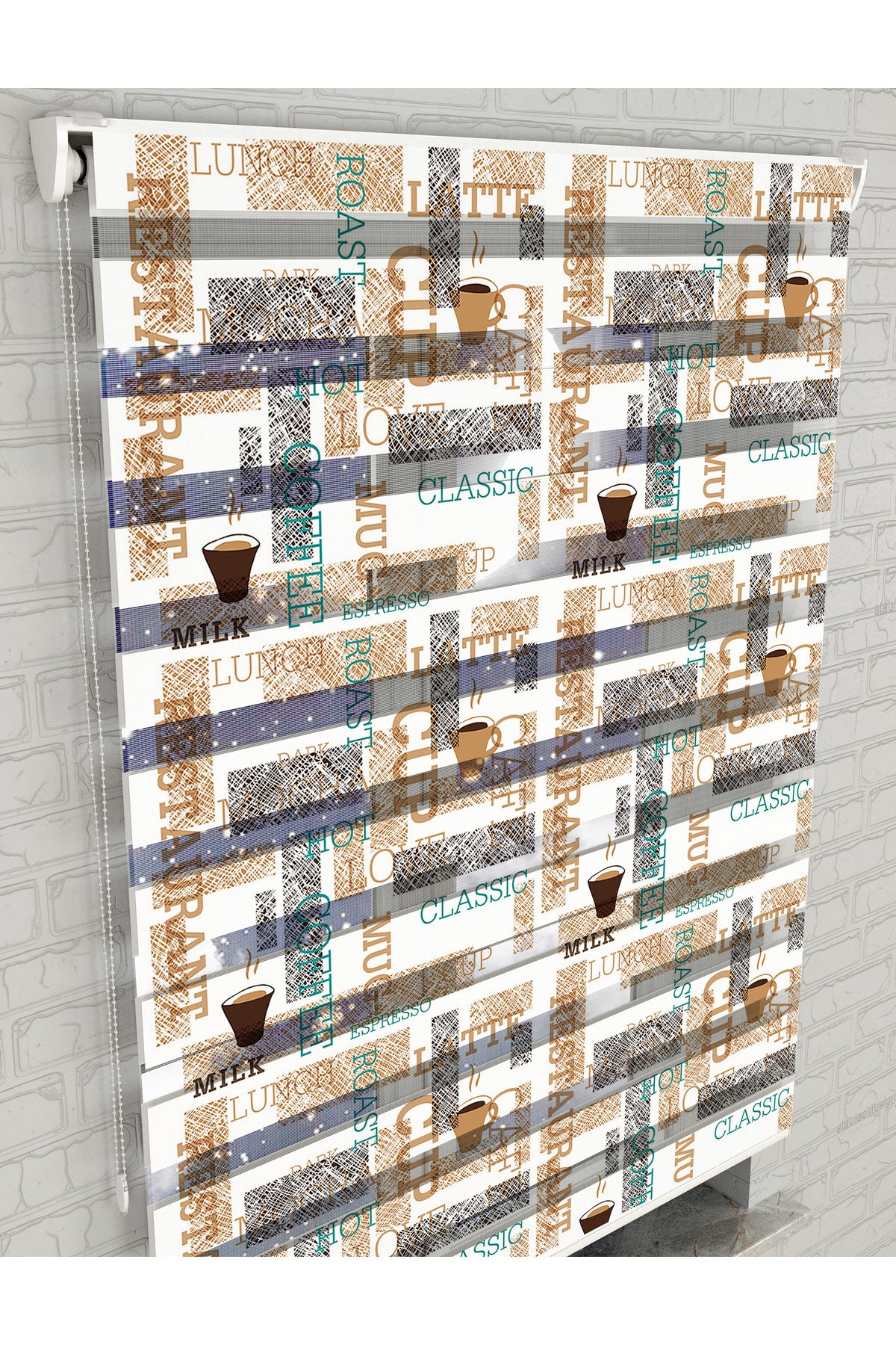 dijital baskılı zebra perde