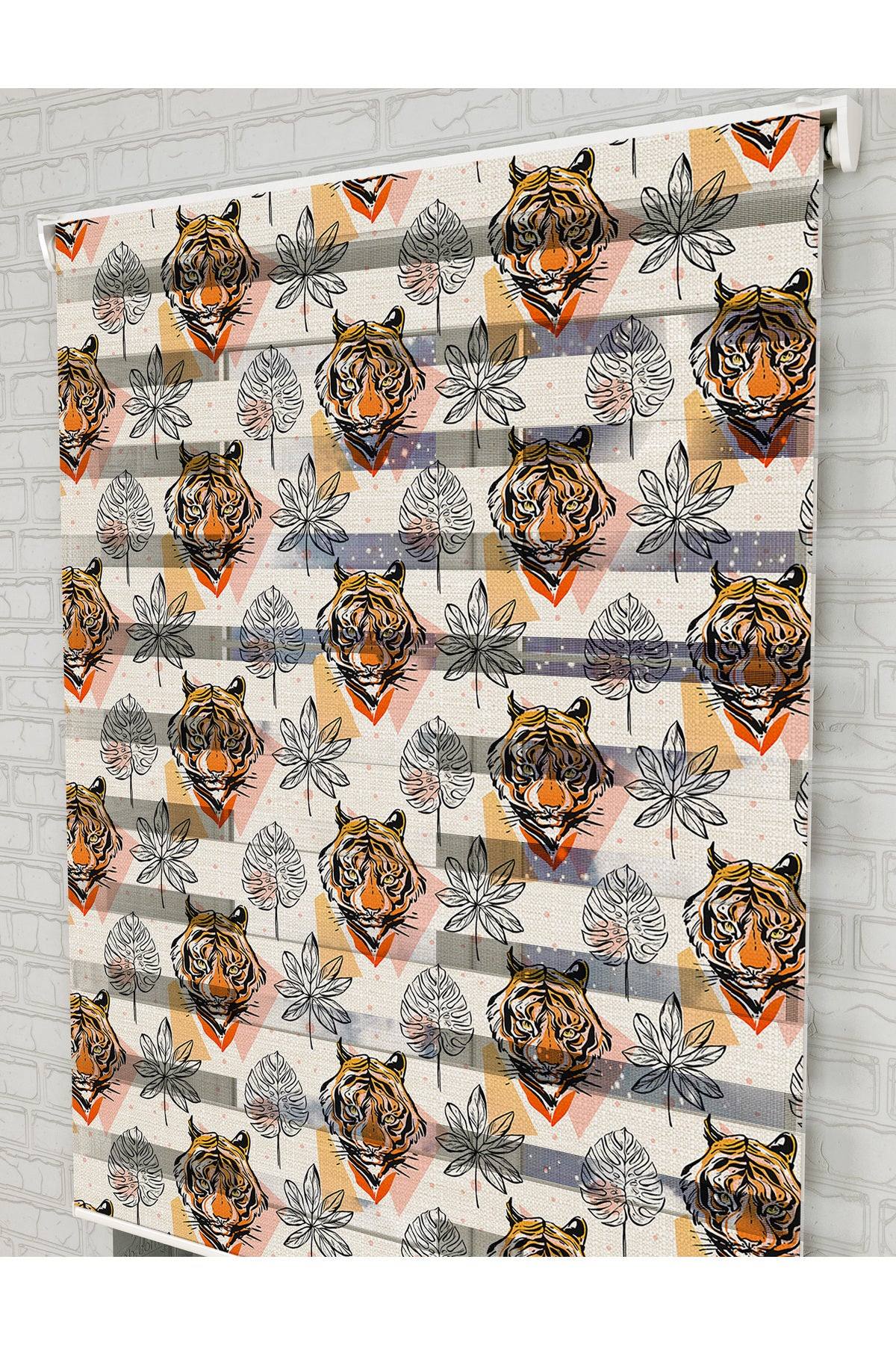 bebek odası zebra perde