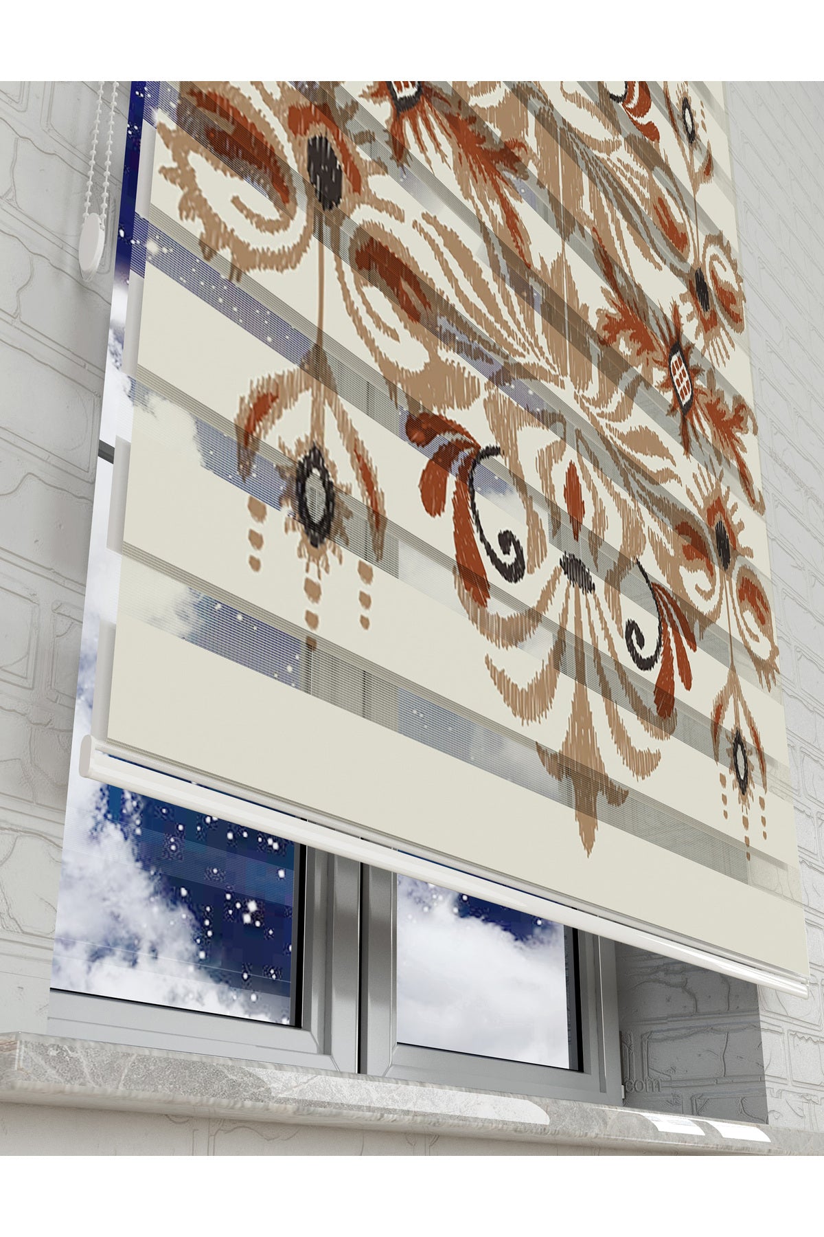 çocuk odası zebra perde