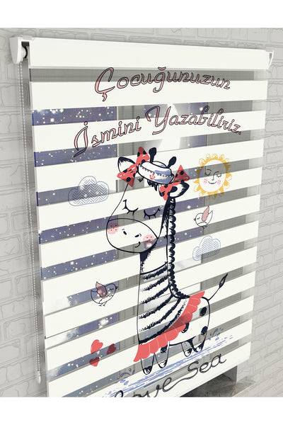 dijital baskılı zebra perde