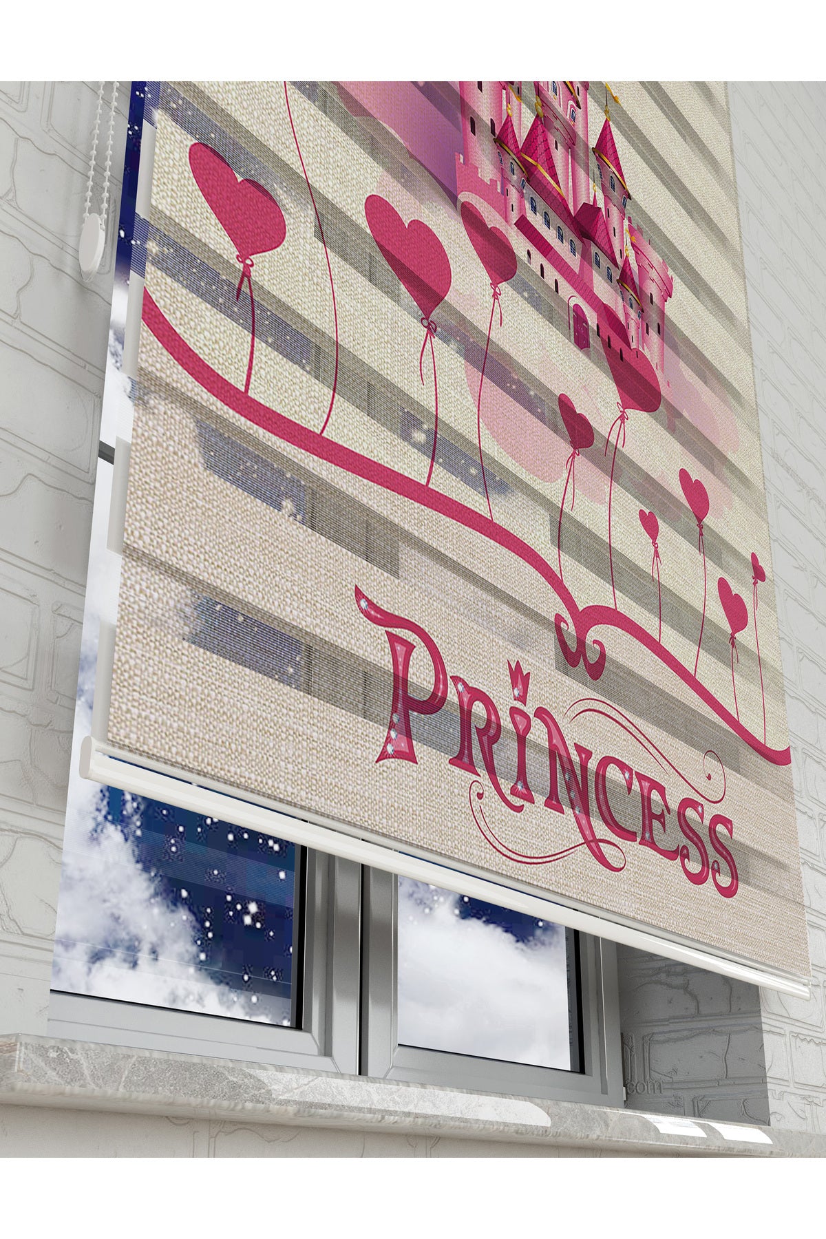 çocuk odası zebra perde