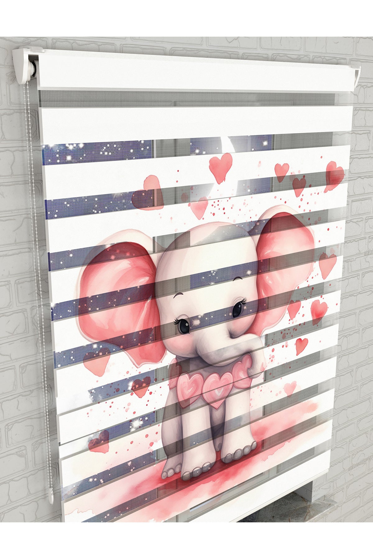 dijital baskılı zebra perde