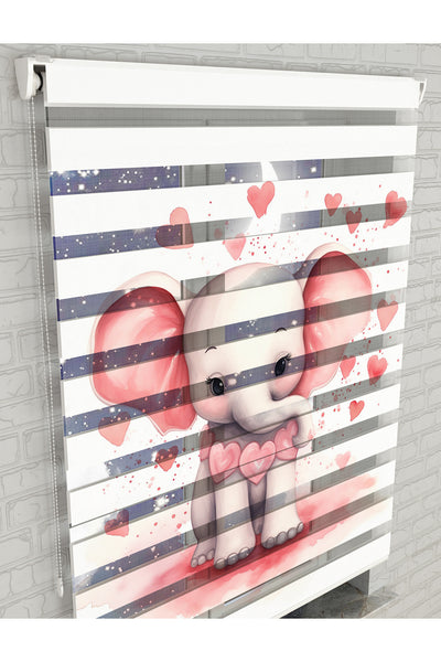 dijital baskılı zebra perde