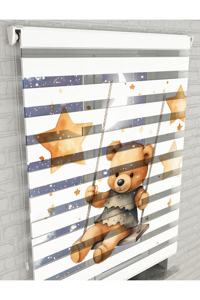 dijital baskılı zebra perde