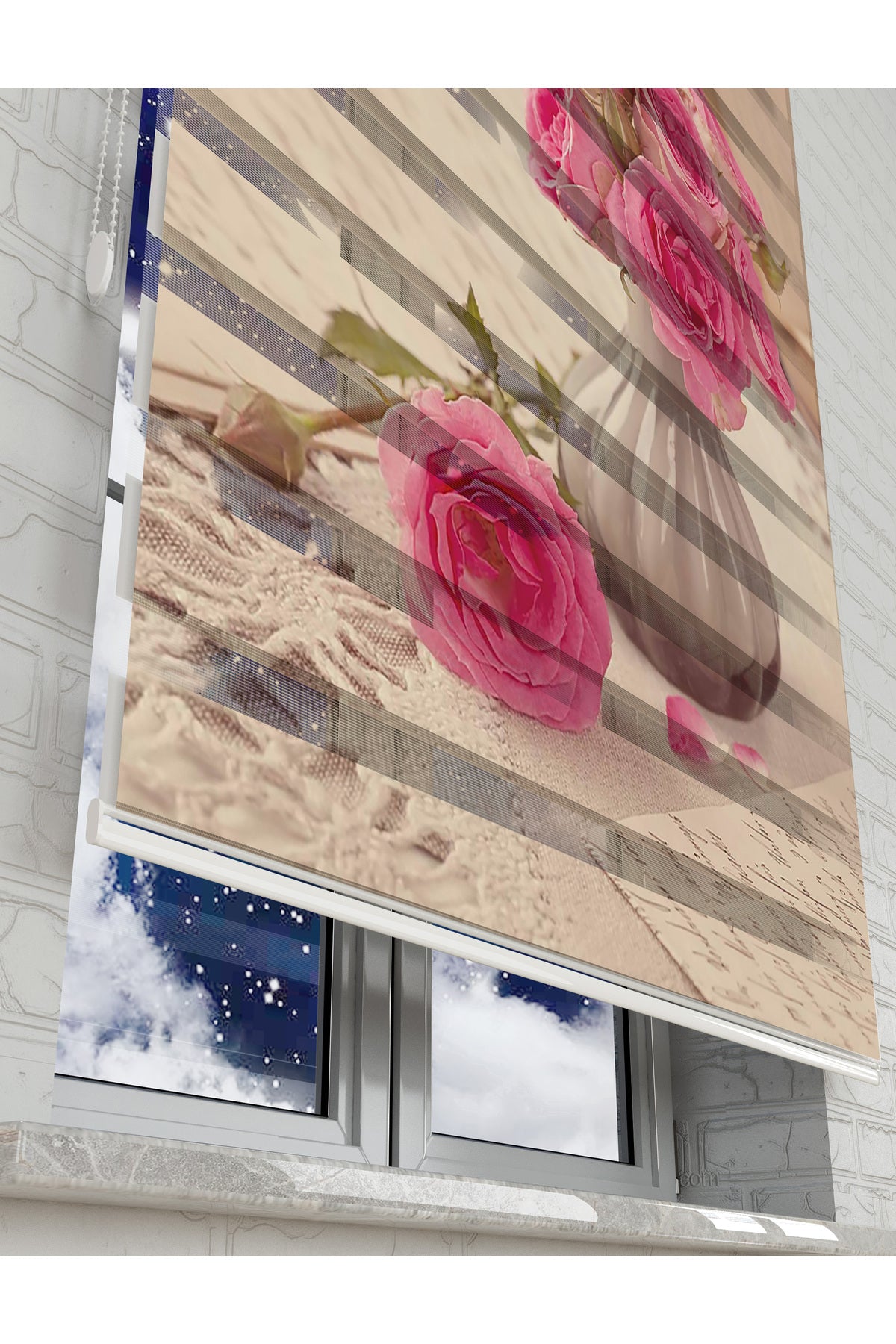 çocuk odası zebra perde