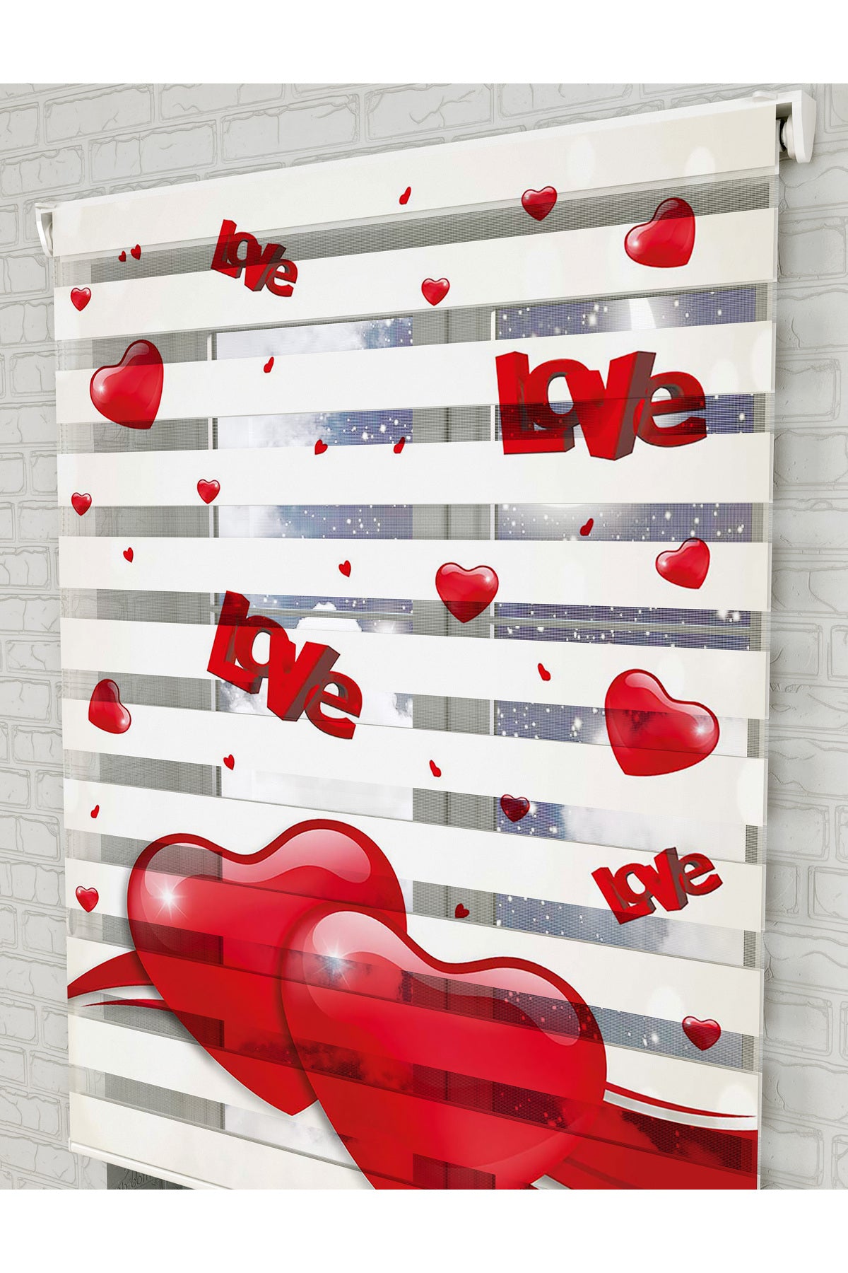 bebek odası zebra perde